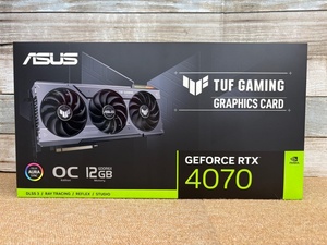 【ハッピー】未使用 ASUS グラフィックボード TUF-RTX4070-O12G-GAMING 12GB