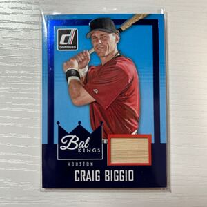 2016 Panini Donruss Craig Biggio batカード