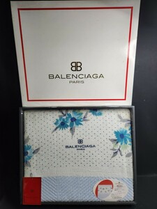 【未使用】BALENCIAGA バレンシアガ タオルシーツ 140cm×240cm 綿100% 寝具 ブランド