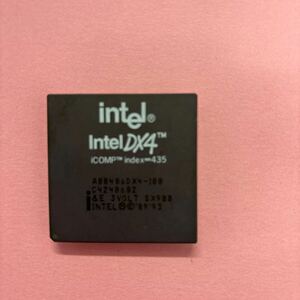 QW2955 送料 230 　icomp（TM） index=435 インテル intel DX4（TM)　CPU Processeur intel A80486DX4-100