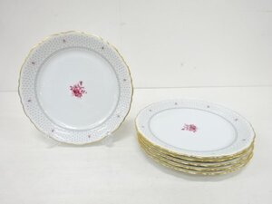 ys7268566; 宗sou Noritake　ノリタケ　1406　ローズ　プレート6枚セット（25センチ）【道】