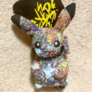 レア　ポケモン　ピカチュウ ポケモンセンター 渋谷 限定　グラフィティアート　マスコット　ボールチェーン マスコット　ポケセン