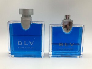 ■【YS-1】 香水 ■ BVLGARI ブルガリ ブルー プールオム オードトワレ 50ml ■ 2本セット BLV POUR HOMME 【同梱可能商品】K■