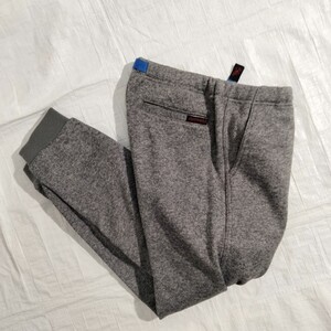 グラミチ GRAMICCI フリース ナロー リブ パンツ ニットフリース　knit fleece ジョガー　jogger 裏毛　グレー　 sweat スウェット　男女兼