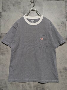 ダントン　DANTON　 ポケットTシャツ　38 ボーダーＴシャツ　JD-9041　半袖Ｔシャツ　 OSAGARI 