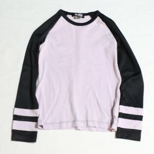 ad2010 black comme des garons コムデギャルソン raglan sleeve cutsaw ラグラン ボーダーカットソー archive アーカイブ