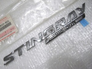 ★希少 ワゴンR スティングレー MH23S? MH34S? MH44S? スティングレィ SUZUKI 新品 77831-70K50 ロゴ リア シルバーエンブレム 1点 旧車2