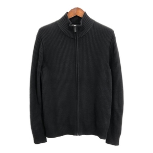 Calvin klein カルバンクライン リブニット セーター ブラック (メンズ M) 中古 古着 R5127