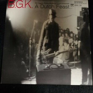 C12 中古LP 中古レコード B.G.K. a dutch feast ...the complete works of balthasar~ US盤 VIRUS 218 2枚組 オランダ ハードコア