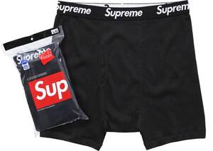 Supreme×Hanes/シュプリーム ヘインズ/Boxer Briefs (4 Pack)/新品未使用/ボクサーパンツ/4個セット