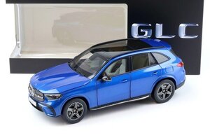 ディーラーアクセサリーモデル 1/18 I scale 2023年モデル メルセデスベンツ GLC-CLASS (X254) AMG LINE 2023 ブルーメタリック