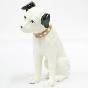 ビクター Victor ニッパー 犬 陶器 置物 高さ約21.5cm Kキ31