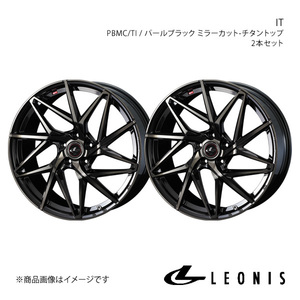 LEONIS/IT オデッセイ RB3/RB4 アルミホイール2本セット【17×7.0J 5-114.3 INSET53 PBMC/TI】0040602×2