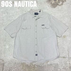 ＊7686 90s NAUTICA ノーティカ　ノーチカ　半袖シャツ