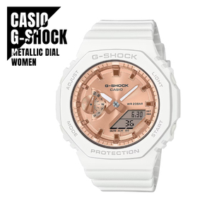 国内正規品 CASIO G-SHOCK カーボンコアガード構造 八角形フォルム GMA-S2100MD-7A ピンクゴールド×ホワイト 腕時計 レディース ★新品