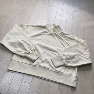 4044☆ UNITED ARROWS GREEN LABEL RELAXING トップス スウェット ハイネック トレーナー レディース F オフホワイト