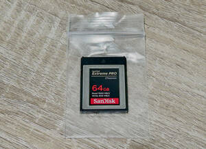 SanDisk Extreme PRO 64GB CFexpress Type-B メモリーカード R:1500MB/秒 W:800MB/秒