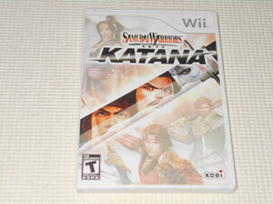 Wii★SAMURAI WARRIORS KATANA 海外版★箱付・説明書付・ソフト付