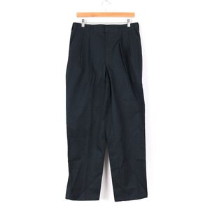 ディッキーズ ワークパンツ ペインターパンツ ワンポイントロゴ アメリカ古着 メンズ 32×32サイズ ネイビー Dickies