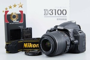 １円出品 Nikon ニコン D3100 18-55 VR レンズキット ブラック シャッター回数僅少【オークション開催中】