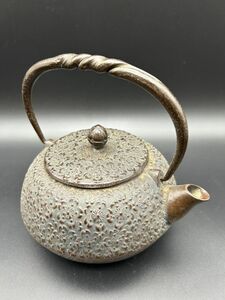 【M5-26】未使用保管品 急須 鉄瓶 在銘 謹製 茶道具 煎茶道具