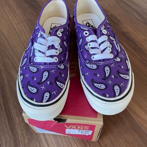 VANS バンズ オーセンティック44D アナハイム　26.5cm Cosmic Rodeo Purple Authentic 44D Anaheim ペイズリー US8.5