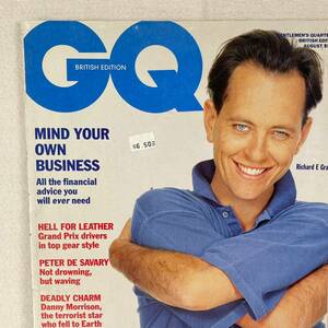 希少《 1991 AUGUST 》90s【 GQ 海外版 雑誌 ビンテージ ファッション雑誌 BRITISH EDITION 】