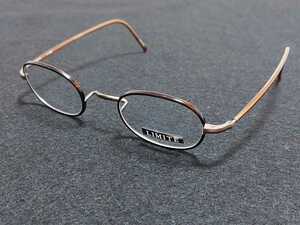 新品　LIMITE　日本製　メガネ　眼鏡　高級感　上品　フルリム　チタン べっこう柄　一山