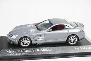 PMA ミニチャンプス 1/43 Mercedes Benz メルセデスベンツ SLR-マクラーレン 2003 ダークシルバー 400033022