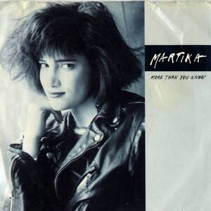 Martika 「More Than You Know」　米国COLUMBIA盤EPレコード