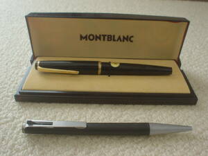 送料無料！希少品！1960年代 MONTBLANC/モンブラン 万年筆EF　ボールペン＃782　セット