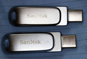 USBメモリー SanDisk 512G/1T USB3.1 Gen1-AType-C 両コネクタ搭載Ultra Dual Drive Luxe 回転式