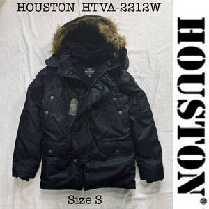 ★ HOUSTON HTVA-2212W Sサイズ ヒューストン N-3B ナイロンジャケット バイク ミリタリー 上着 防寒 防風 タグ付き 定価25300円 A61010-3