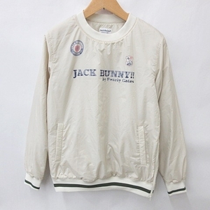 パーリーゲイツ PEARLY GATES ジャックバニー Jack Bunny!! スニード ジャケット 中綿 プルオーバー 丸首 ロゴ ベージュ カーキ 6 メンズ