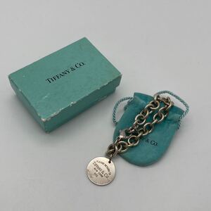 TIFFANY&Co. ティファニー ブレスレット リターントゥ ラウンドタグ シルバー925 アクセサリー P143