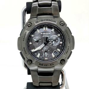 中古 G-SHOCK ジーショック MRG-7500BJ-1A 最上級 MR-G 電波ソーラー ブラック チタン アナログ CASIO カシオ 腕時計 【IT98JIZ44G17】