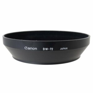 【中古】 CANON キヤノン 純正 BW-72 バヨネット式 広角レンズ用 レンズフード 72φ NewFD20-35mmF3.5L 17mmF4 24mmF1.4L 用 NT ABランク