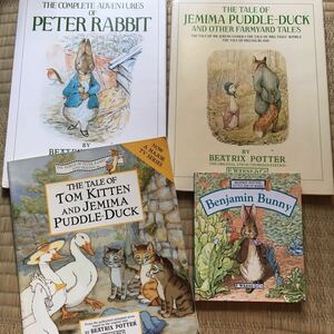 ☆洋書 古本 ピーターラビットしかけ絵本他4冊セット☆大判/BEATRIX POTTER