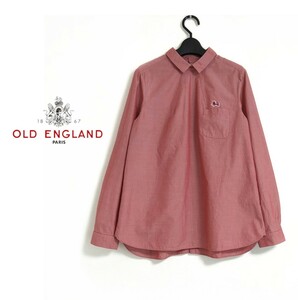 ■美品 OLD ENGLAND × HONORE オールドイングランド オノレ コラボ バックボタンシャツ ブラウス サイズ36