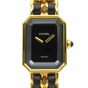 シャネル プルミエールM ブランドオフ CHANEL GP（ゴールドメッキ） 腕時計 GP/革 中古 レディース