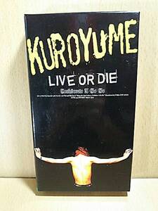 黒夢/LIVE OR DIE/VHS/ポストカード付き