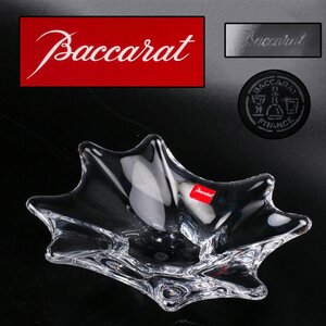 Baccarat バカラ Baccarat キャディックス CADIX トレイ 共箱 栞 本物保証