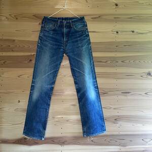 Levis502(W29 L36) リーバイス 90s 日本製 bigE 赤耳 TALON 復刻 色落ち ヒゲ 古着 デニム ジーンズ 匿名配送