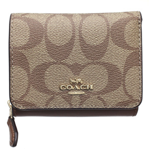 コーチ COACH シグネチャー 三つ折り財布 7331 IME74