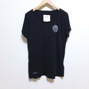 P708　Abercrombie&Fitch　アバクロンビーアンドフィッチ　ブラック　半袖　Tシャツ　M　【メ便】