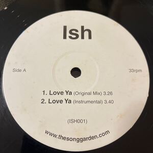 Ish/Love Ya/レコード/中古/DJ/club/hiphop/R&B