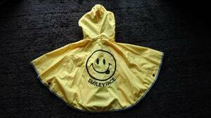 SMILEY FACE　　かっぱ 雨合羽　　サイズ 80-95cm　　タキヒヨー　　中古　