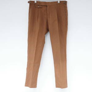 スーツサプライ コットンリネン グルカトラウザーズ size50(W34相当) SUIT SUPPLY cotton linen gurkha pants