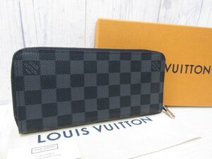 極美品 新品同様 LOUIS VUITTON ルイヴィトン ダミエグラフィット ジッピーウォレット ヴェルティカル 財布 ウォレット N63095メンズ 79023