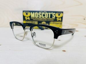 ◆MOSCOT◆TINIF◆モスコット◆眼鏡フレーム 人気 ブロウタイプ サーモント 伊達眼鏡 サングラス 未使用 美品 